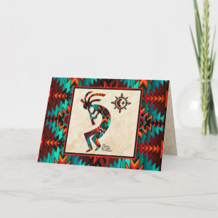 Carte de vacances Southwest Kokopelli