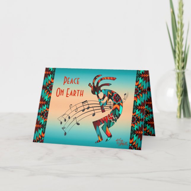 Carte de vacances Southwest Kokopelli (Devant)