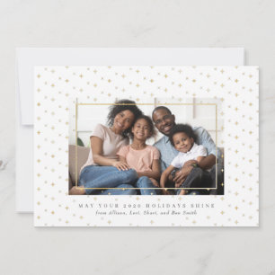 Carte de vacances Stardust Gold Foil