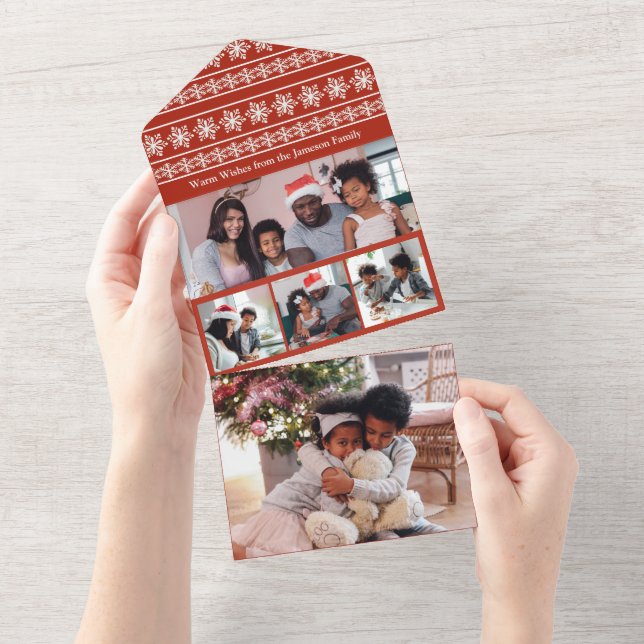 Carte de vacances Sweat Multi Photo Cosy (Déchirure)
