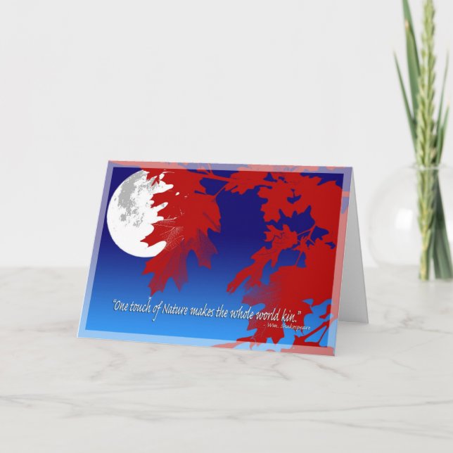 Carte de vacances Touch of Nature (Devant)