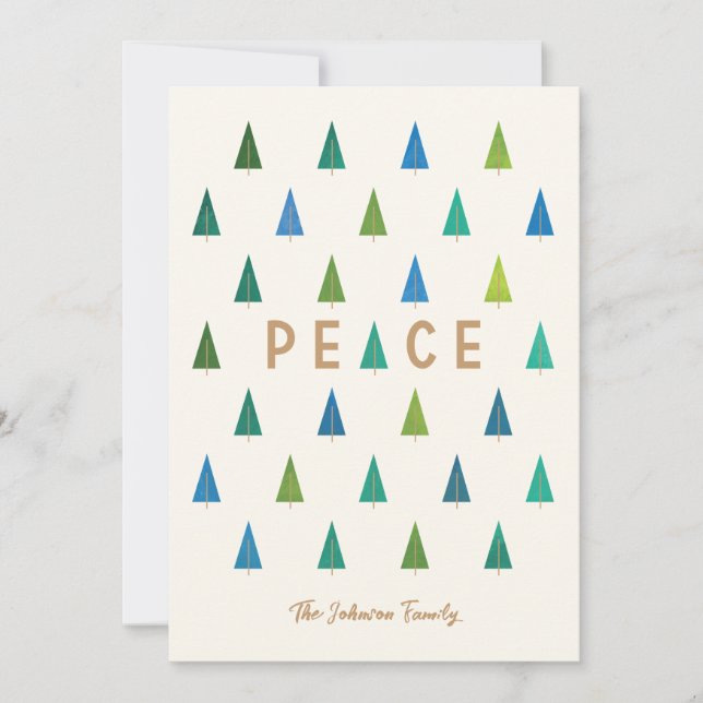 Carte de vacances Tree Lot (Devant)