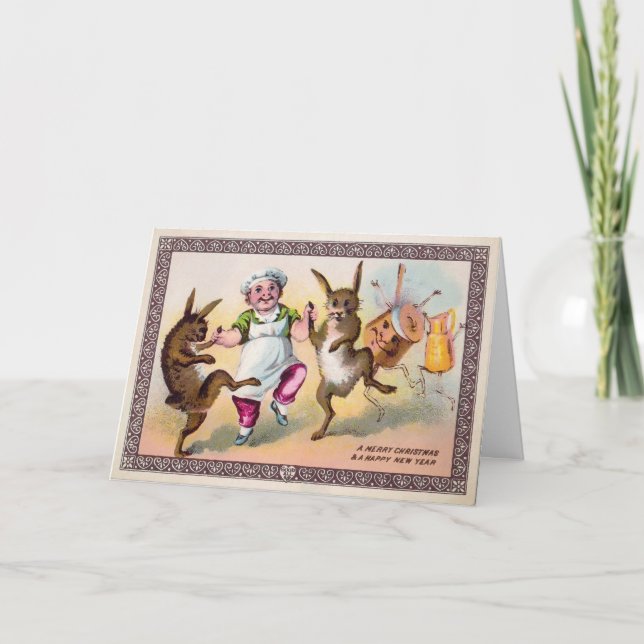 Carte de vacances Victorian Dancing Things (Devant)