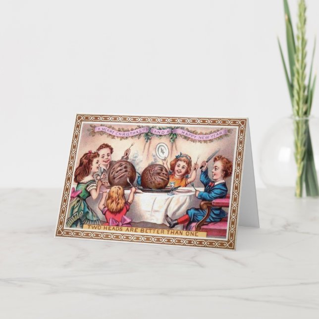 Carte de vacances victorienne Odd (Devant)