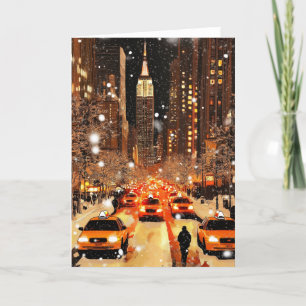 Carte de vacances vintage New York Manhattan