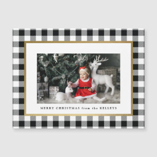 Carte de vacances White Buffalo Plaid