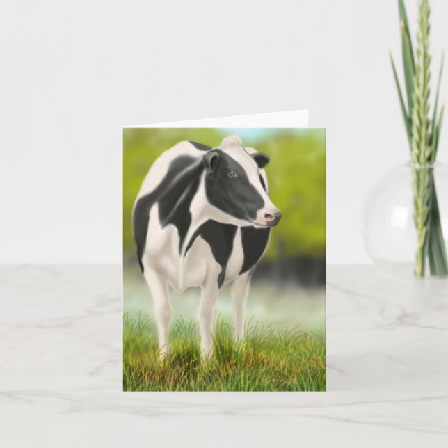 Carte de vache Holstein (Devant)