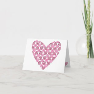 Carte de Valentine (blanc)
