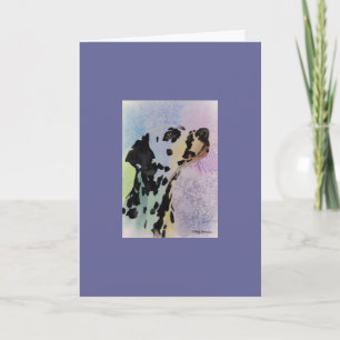 Carte de Valentine de chien