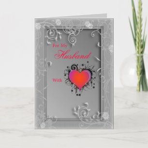 Carte de Valentine de coeur