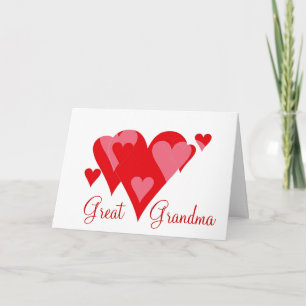Carte de Valentine de la grande grand-maman