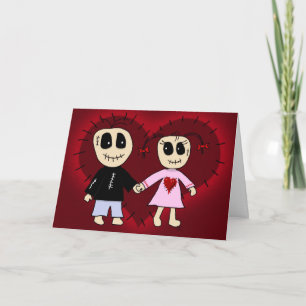 Carte "de Valentine de vaudou"