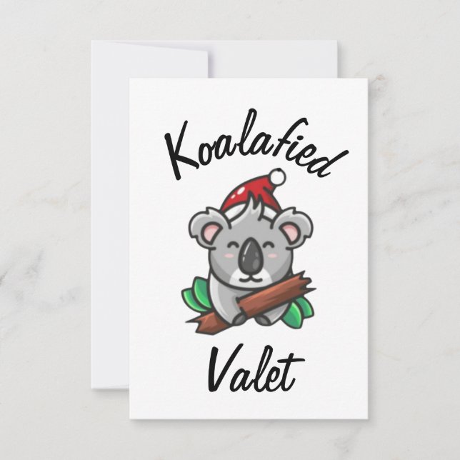 Carte de valet koalafied (Devant)