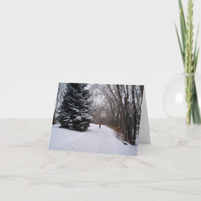 Carte de vélo d'hiver (Devant)