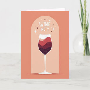 Carte de verre en arche de corail pour anniversair
