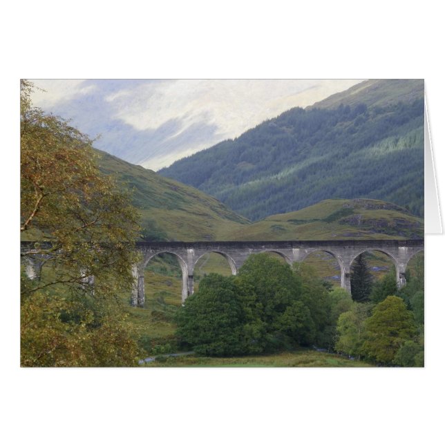 Carte de viaduc de Harry Potter Glenfinnan (Devant horizontal)