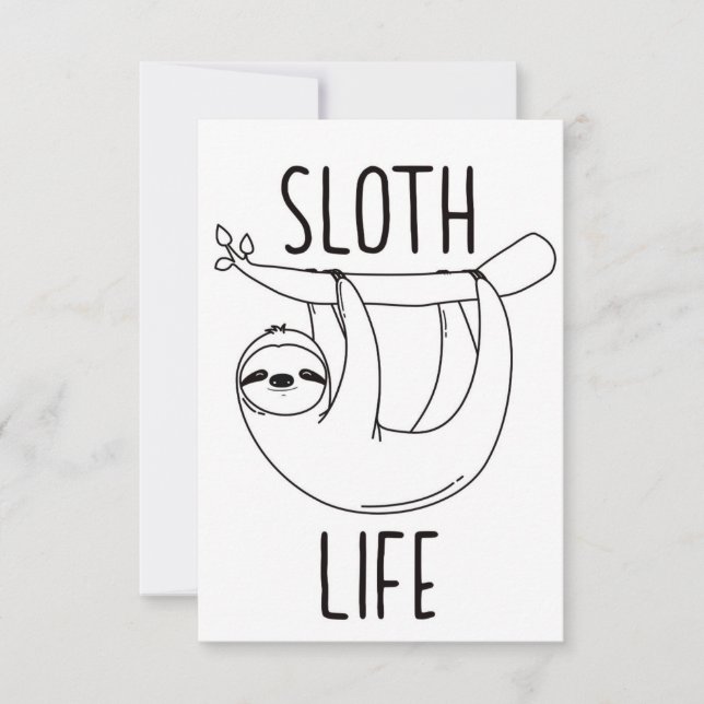 Carte de vie Sloth (Devant)