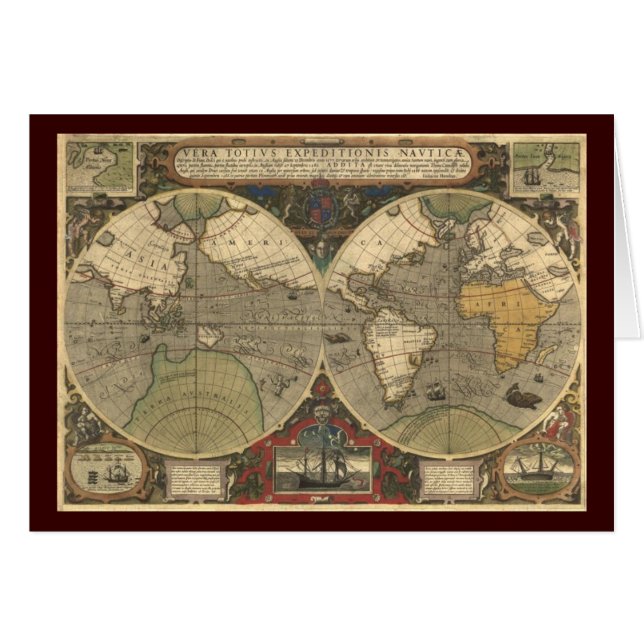 Carte de Vieux Monde (Devant horizontal)