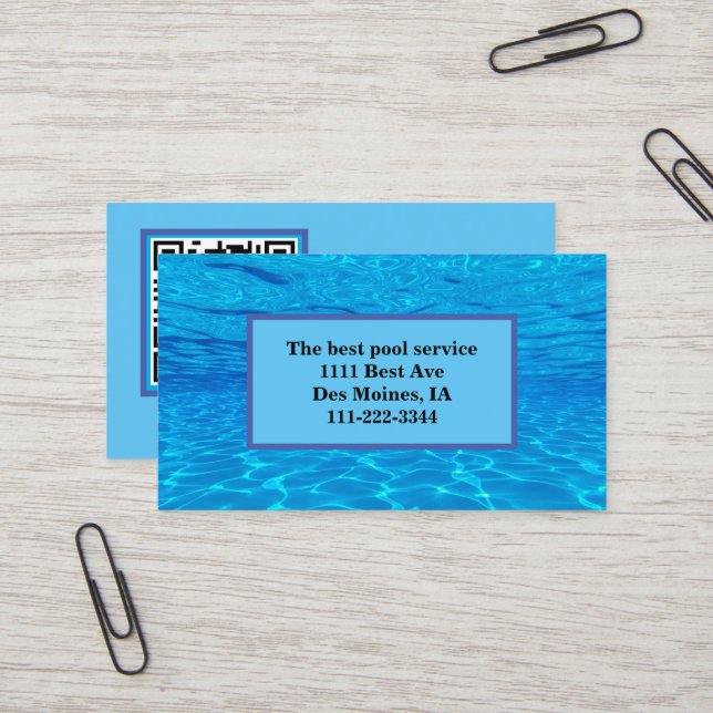 Carte de visite (Devant/Arrière en situation)