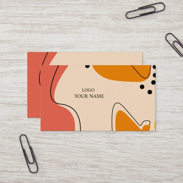 Carte de visite (Devant/Arrière en situation)