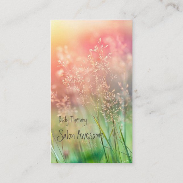 CARTE DE VISITE やわらかな色合いがイメージの (Devant)