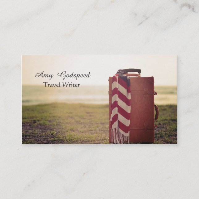 CARTE DE VISITE キャメル色のオシャレなスーツケースの (Devant)