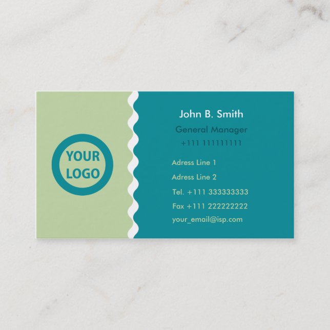 Carte de visite 002 moderne (Devant)