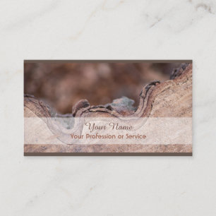 Carte De Visite 100% naturel style bois organique