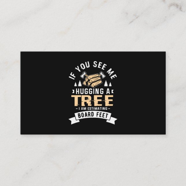 Carte De Visite 11.Si Vous Me Voyez Accrocher Un Arbre, J'Estime B (Devant)