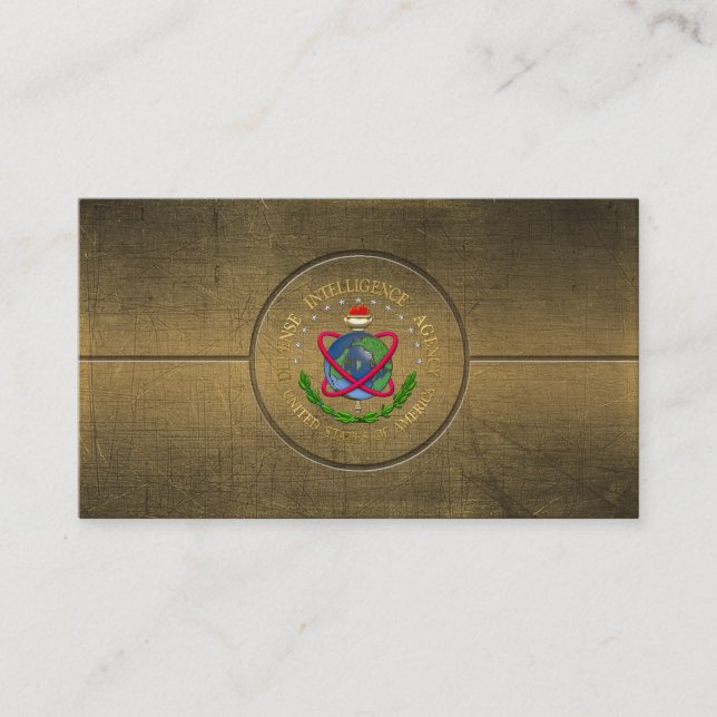 Carte De Visite [154] Agence du renseignement de défense : DIA Spe (Devant)