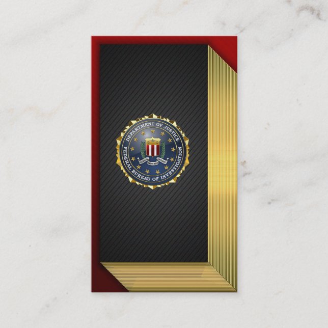 Carte De Visite [154] FBI Special Edition (Devant)
