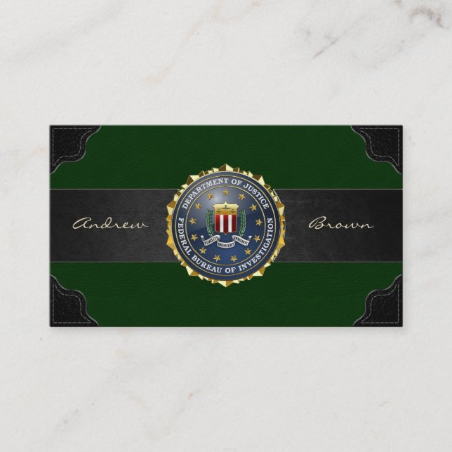 Carte De Visite [154] FBI Special Edition (Devant)