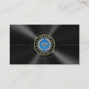 Carte De Visite [154] Garde côtière : Capitaine (CAPT)