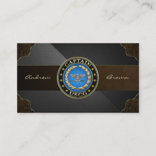 Carte De Visite [154] Garde côtière : Capitaine (CAPT)