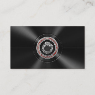 Carte De Visite [154] Serpent Dieu Quetzalcoatl [Argent]