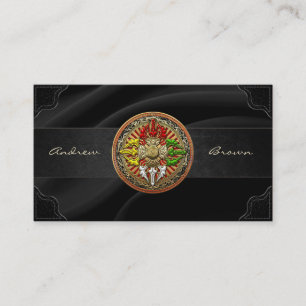 Carte De Visite [154] Tibétain Double Dorje Mandala
