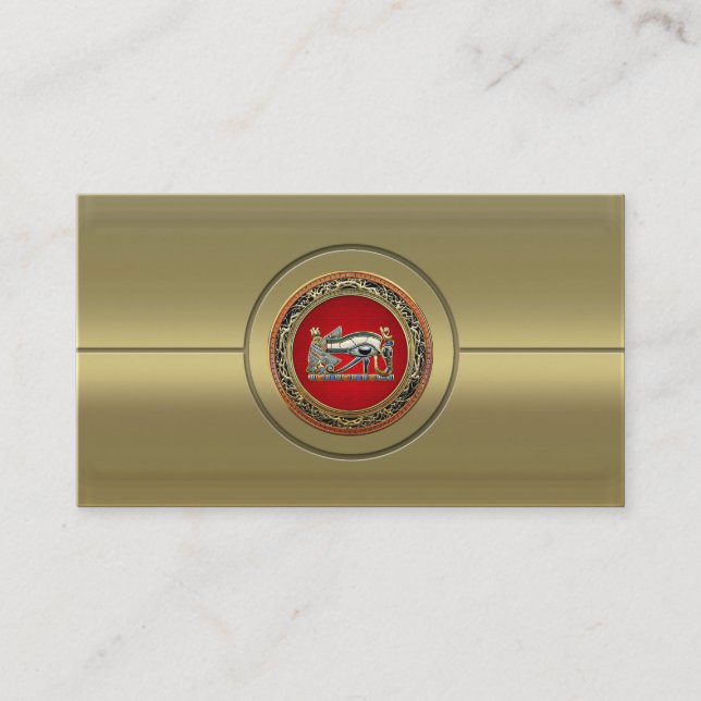 Carte De Visite [154] Treasure Trove : L'oeil de Horus (Devant)