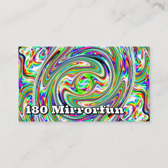 Carte De Visite 180 Mirrorfun ( vous pouvez changer les mots ) (Devant)