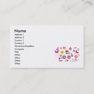 Carte De Visite 21, Nom, Adresse 1, Adresse 2, Contact 1, Suite...