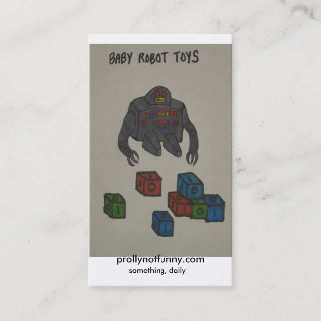 carte de visite 2 de prollynotfunny.com (Devant)