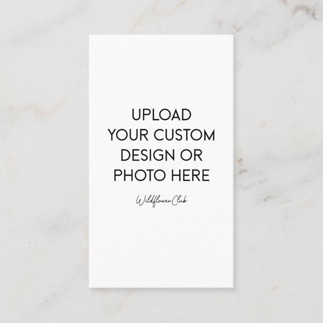 Carte De Visite 2" x 3.5" Small Card - Portrait (Devant)