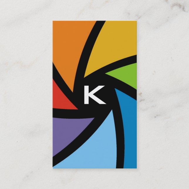 CARTE DE VISITE 311-CAMERA PRÉPARENT | COLORÉ (Devant)