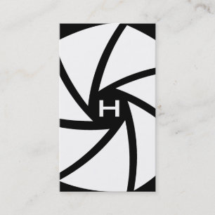 Carte De Visite 311-CAMÉRA PRÊT   Noir et blanc