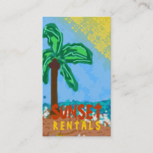 Carte De Visite 311-CHRISTY'S ORANGE de la PLAGE