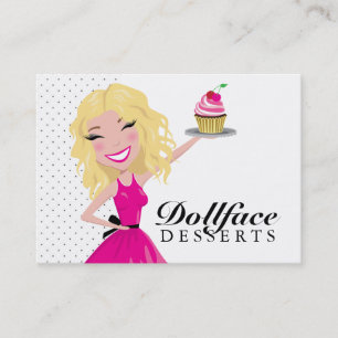 Carte De Visite 311 desserts Blondie 3,5 x 2 de Dollface
