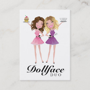 Carte De Visite 311 Dollface Duo Brunetter Blonde Ombre
