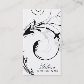 Carte De Visite 311-Dotted blanc du désir |