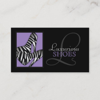 Carte De Visite 311-Luxurious chausse le pourpre