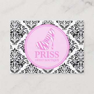 Carte De Visite 311 Mlle Priss Zebra Heel