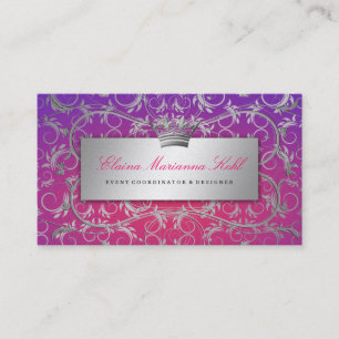 Carte De Visite 311-Silver devinent la perle pourpre de prime de